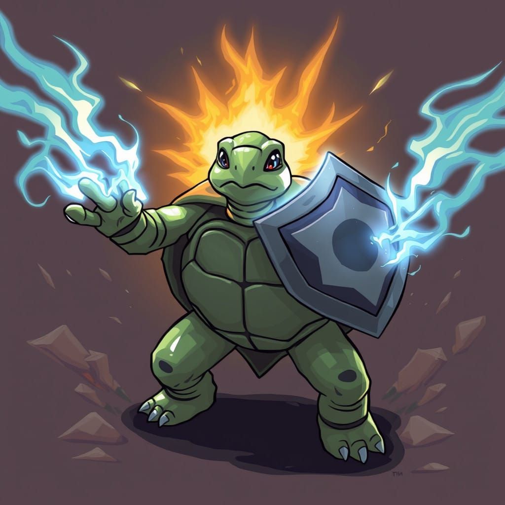 Turtle Guardian Unleashes Powerful Shields