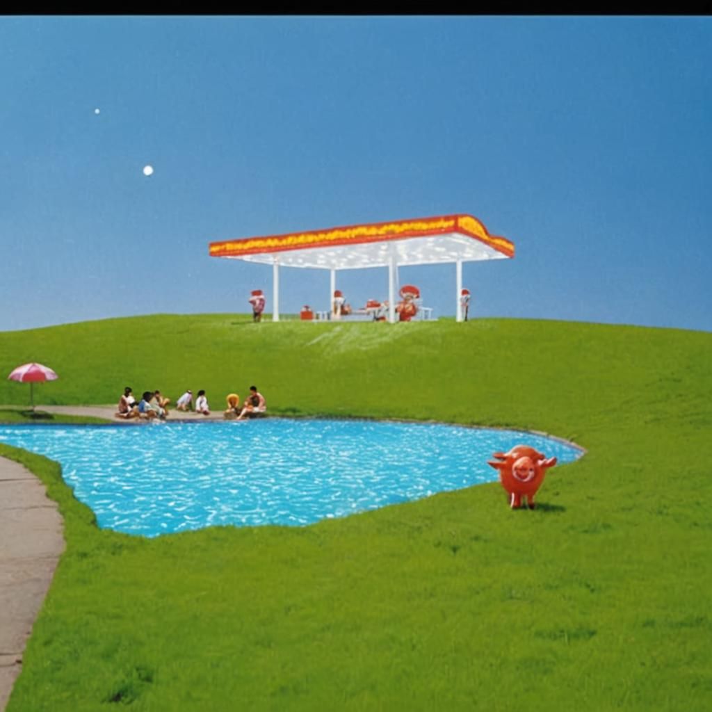 Fever Dream: Vivid Nostalgic Surreal Scene