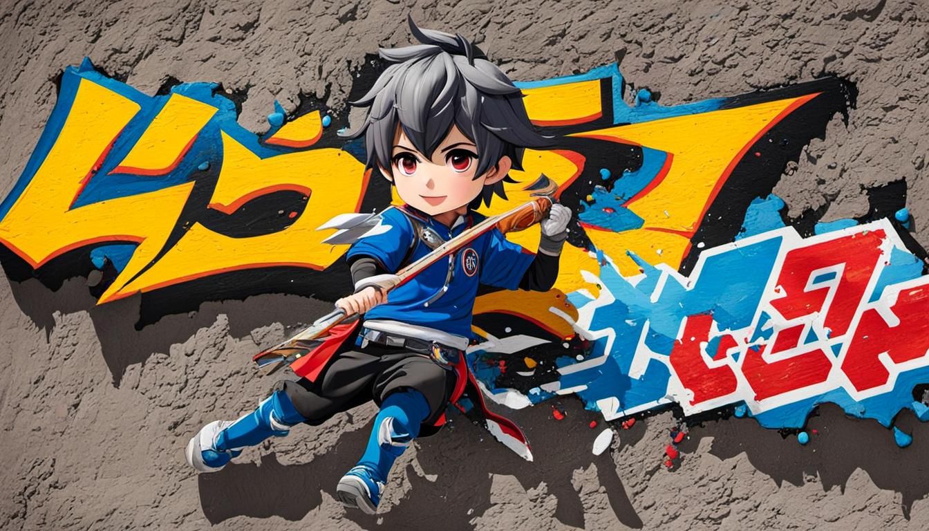 "Cement Painting" Chibi Characters; Hyperdetailed Genshin impacts and cuteness