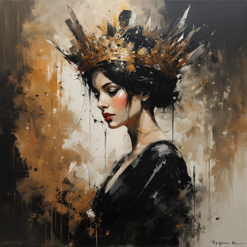 Ethereal Goddess in Regal Oils