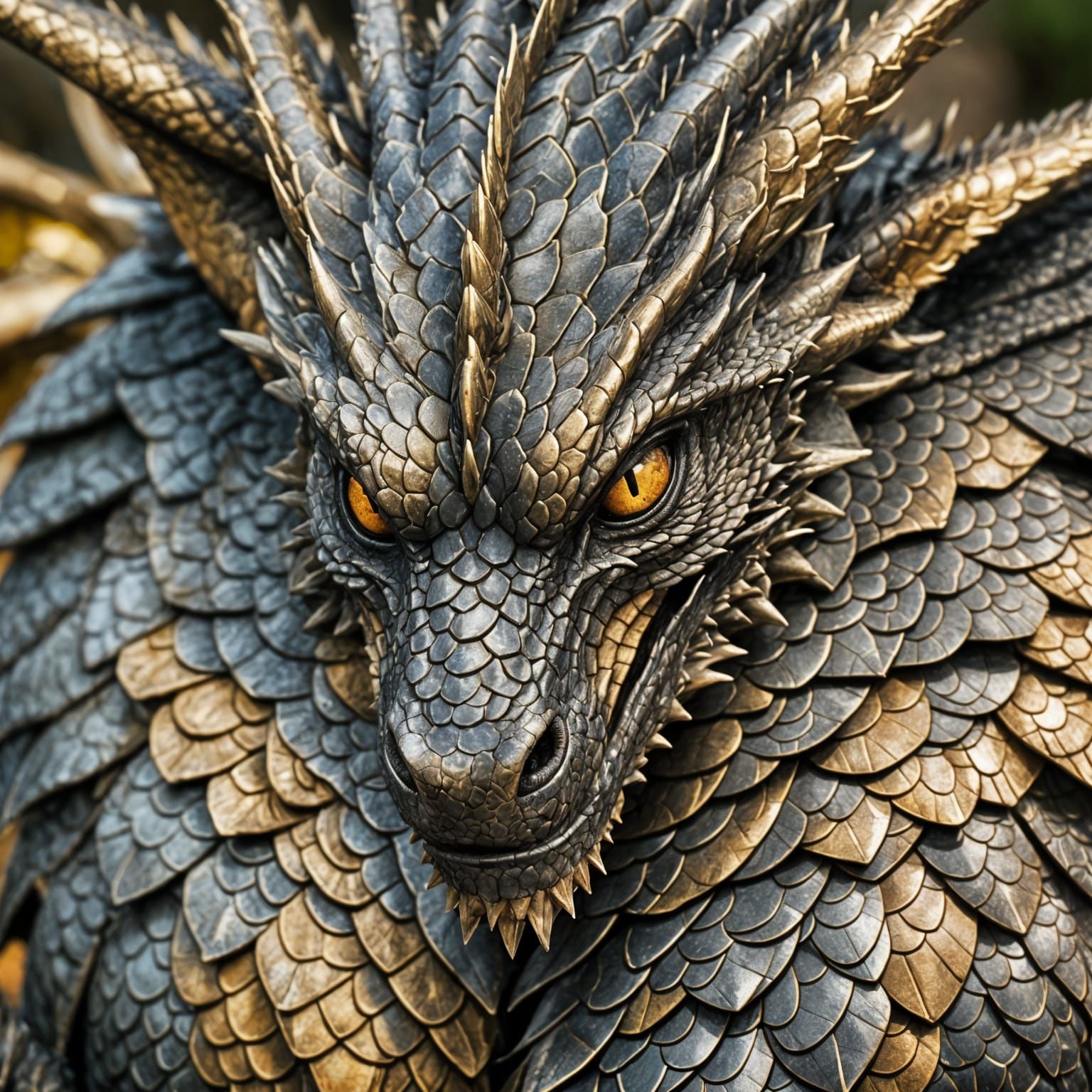 Majestic Dragons in Natural Light Photography