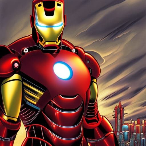 Iron Man Comic Book Art