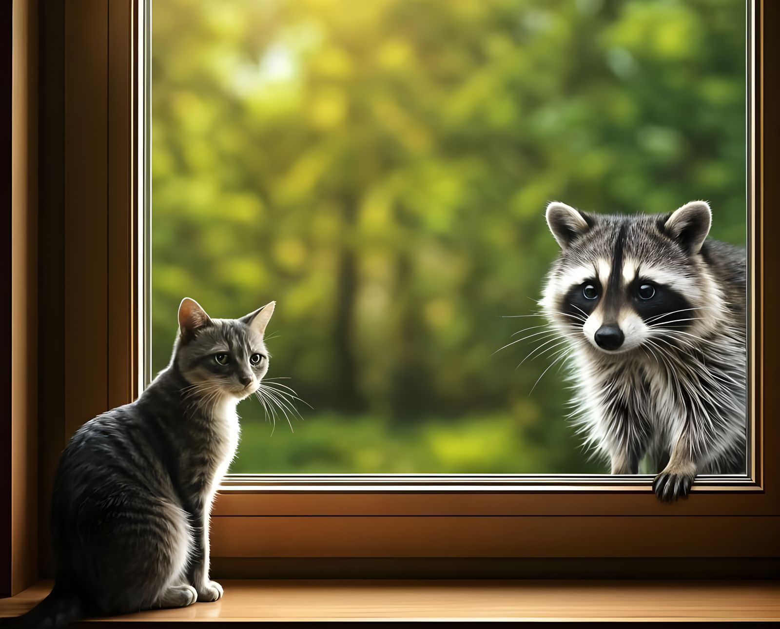 Isn't there any glass in that window?? 😳