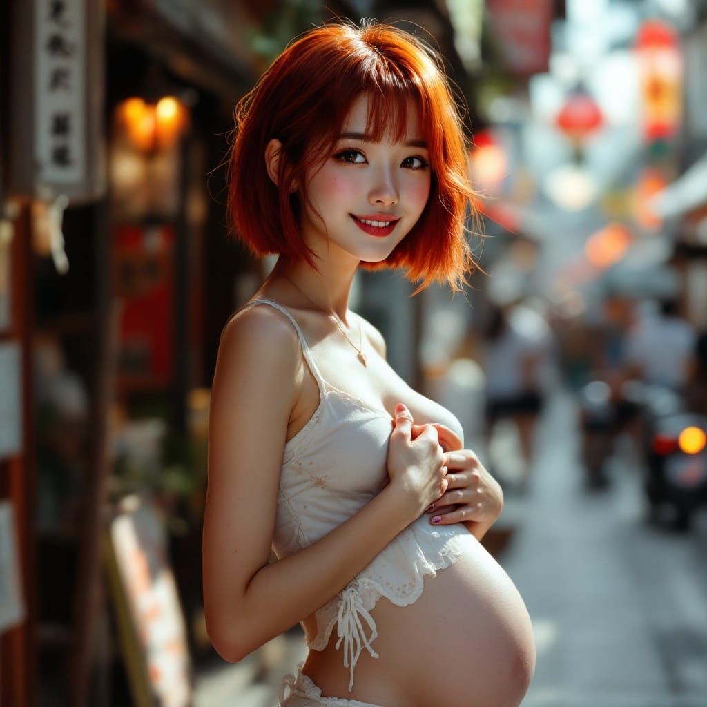Kyoto Street Goddess Expecting Joy