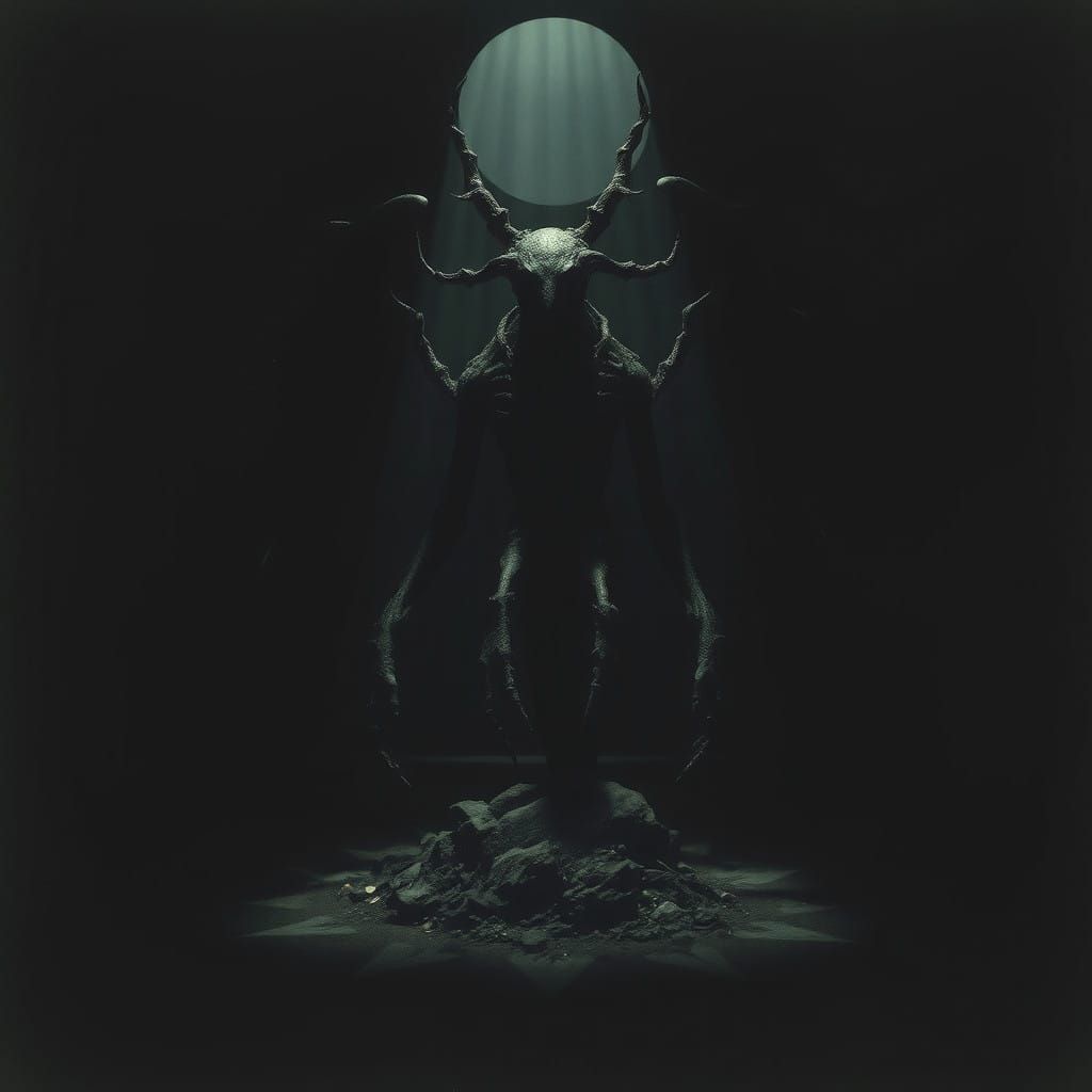 Surrealist Biomechanical Landscape in Dark Mystical Realism