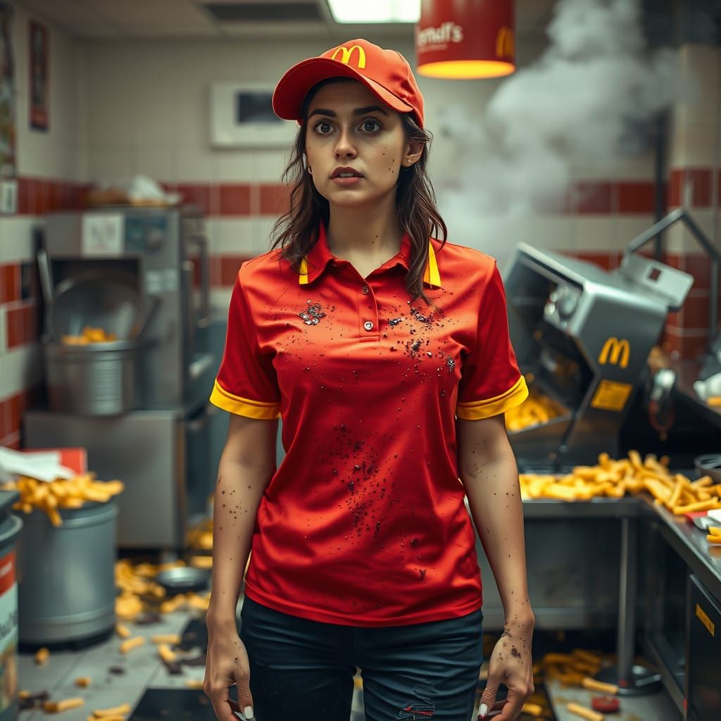 McDonald's Employee in Fryer Explosion Chaos