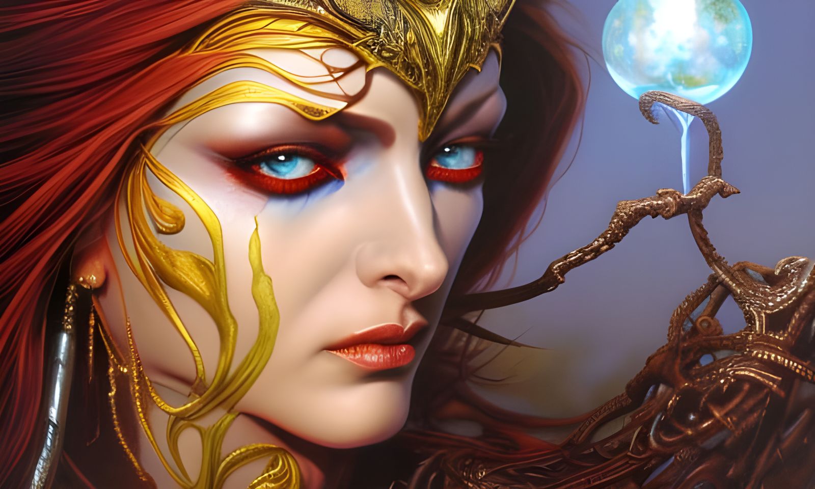 Evil Fantasy Sorceress