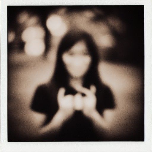 Professional Polaroid Photography with Bokeh Effect