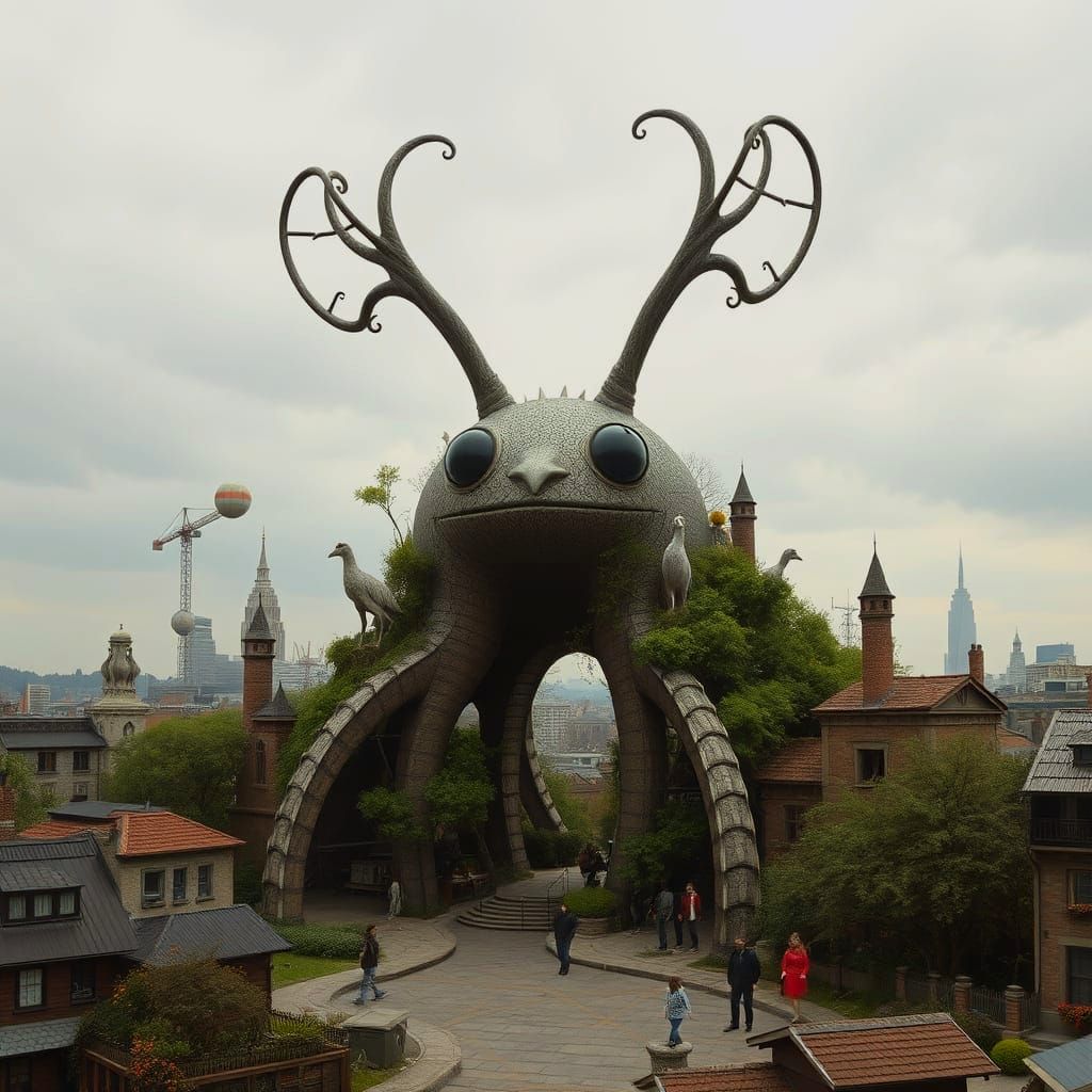 Tim Burton sculpture