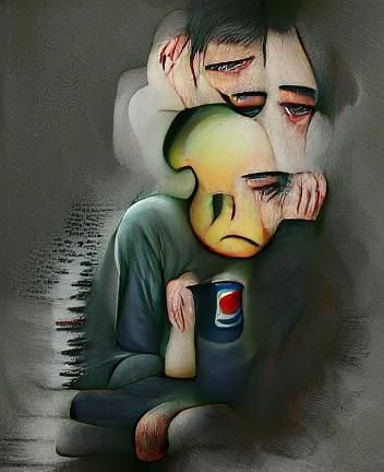 AI Generated Image of Depression