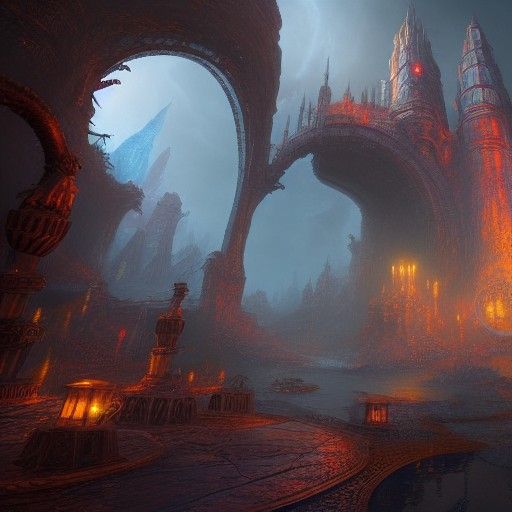 Fantastical Secret Lair Concept Art