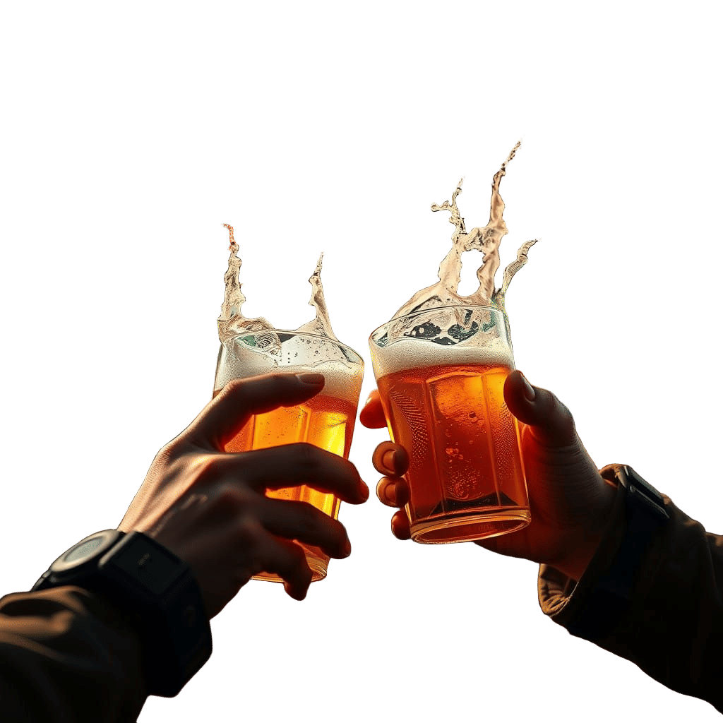 Fantastical Beer Celebration in Vibrant Color