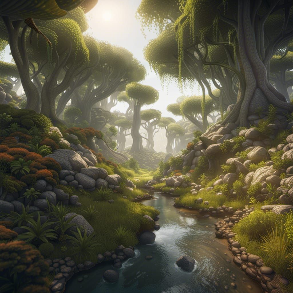 Earth's Regenerative Ecosystems Inside Biosphere5 in 3D