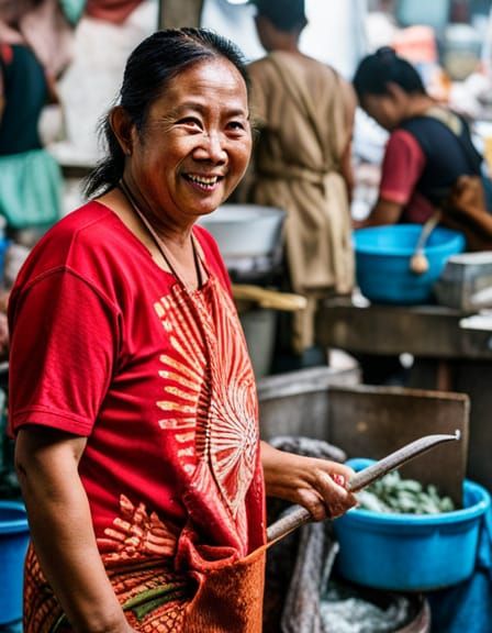 Pinay Fish Vendor