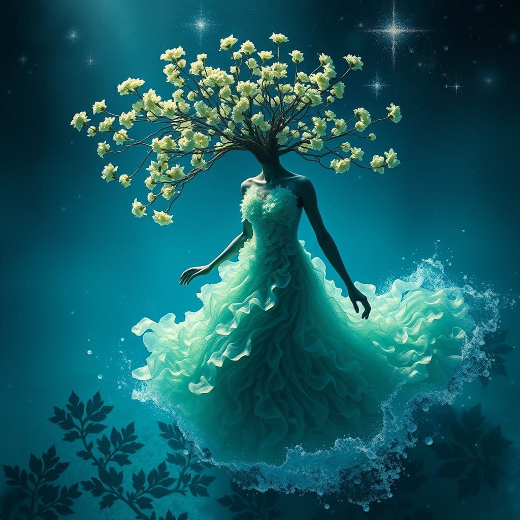 Ethereal Goddess of the Ocean Depths
