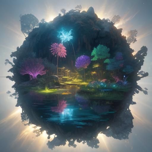 Liquid Water Elemental Concept Art in Unreal Engine