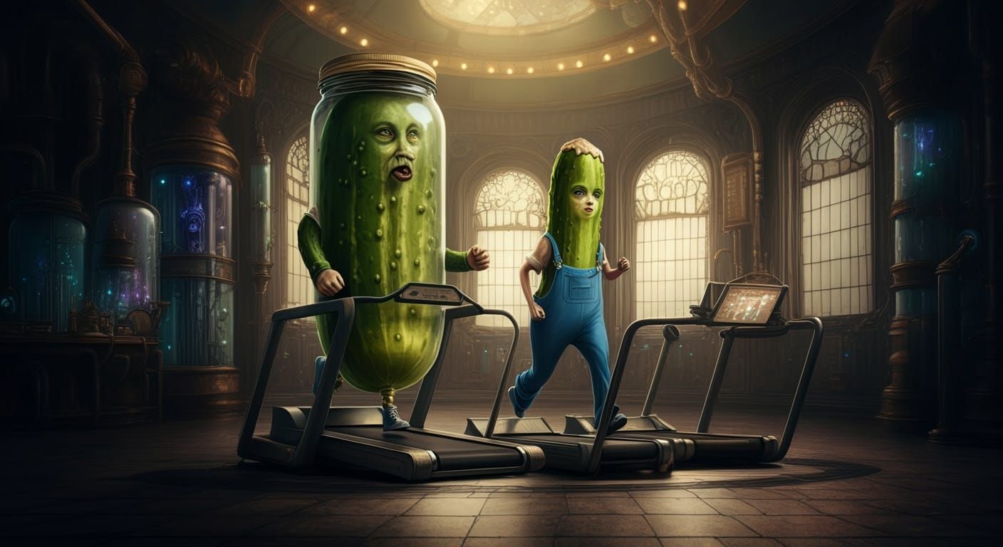 Magical Laboratory with Steampunk Scientists and Futuristic ...