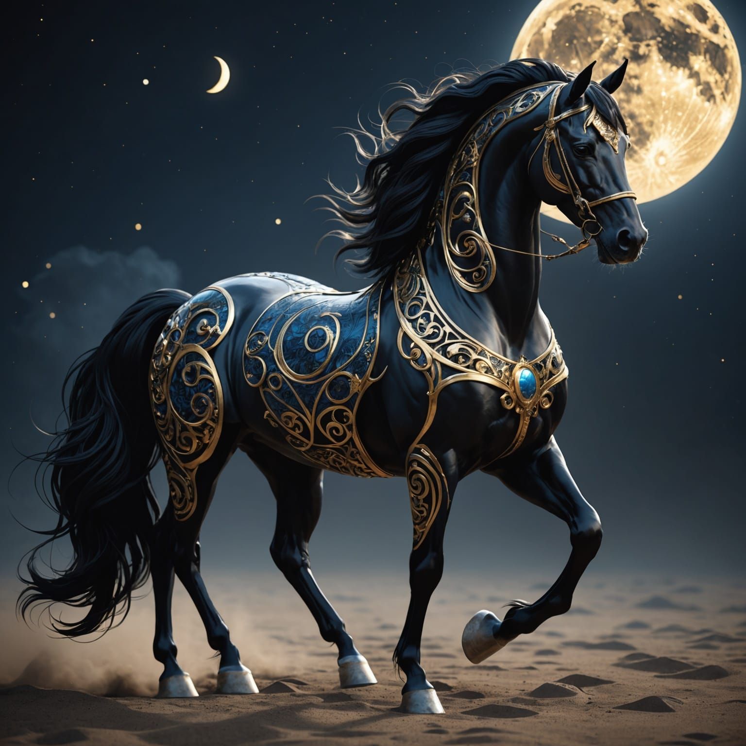 Mystical Horse in High Definition 3D Render