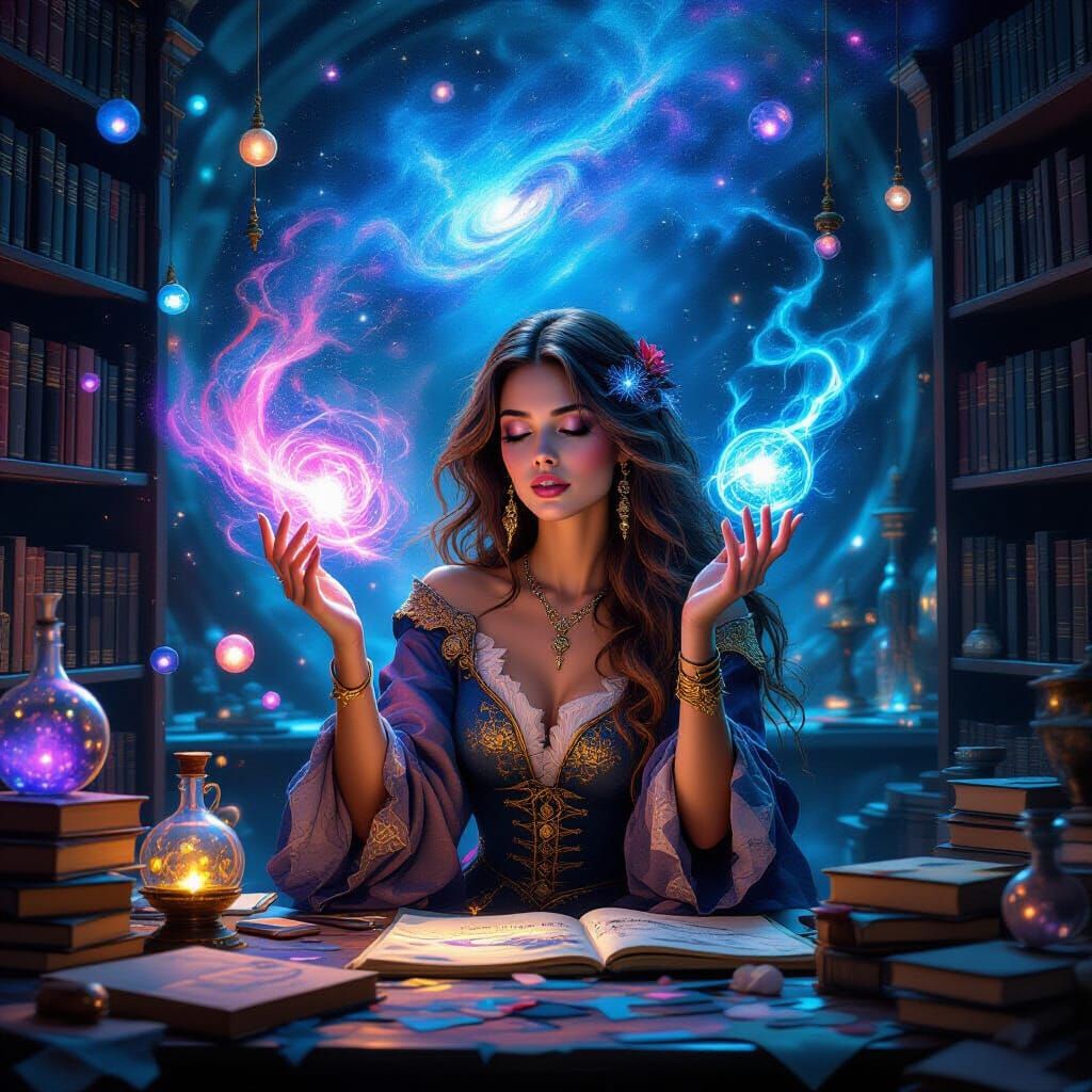 Mystical Artist Conjures Cosmic Wonders