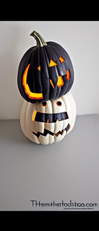 Futuristic Extraterrestrial Pumpkin: A Halloween Vision