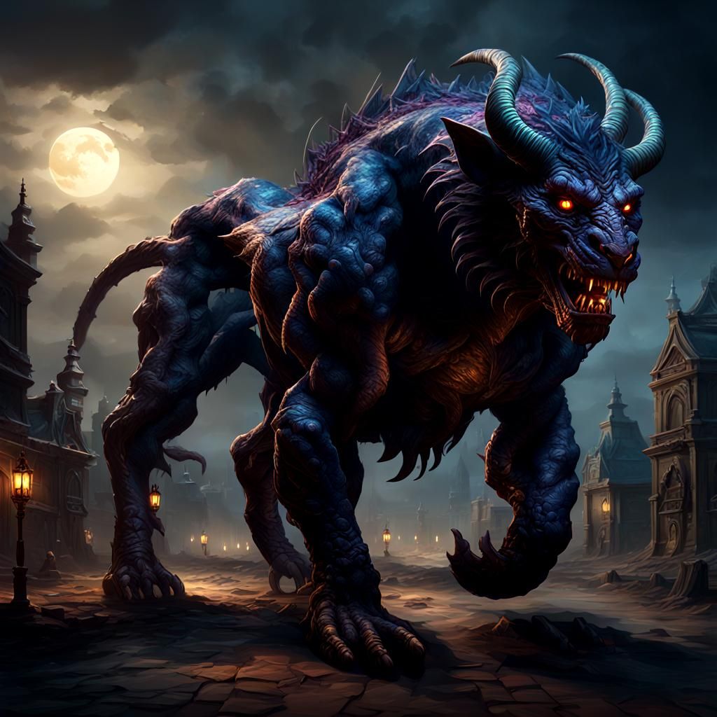 The Chimera, a creature of nightmares that roamed over the darkest parts of the dream realm, the places where nightmares...