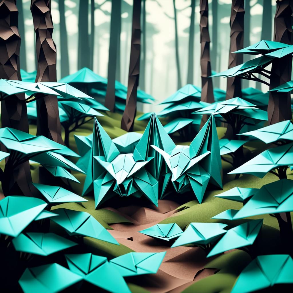 Origami Secrets Whispered to Slumbering Trees