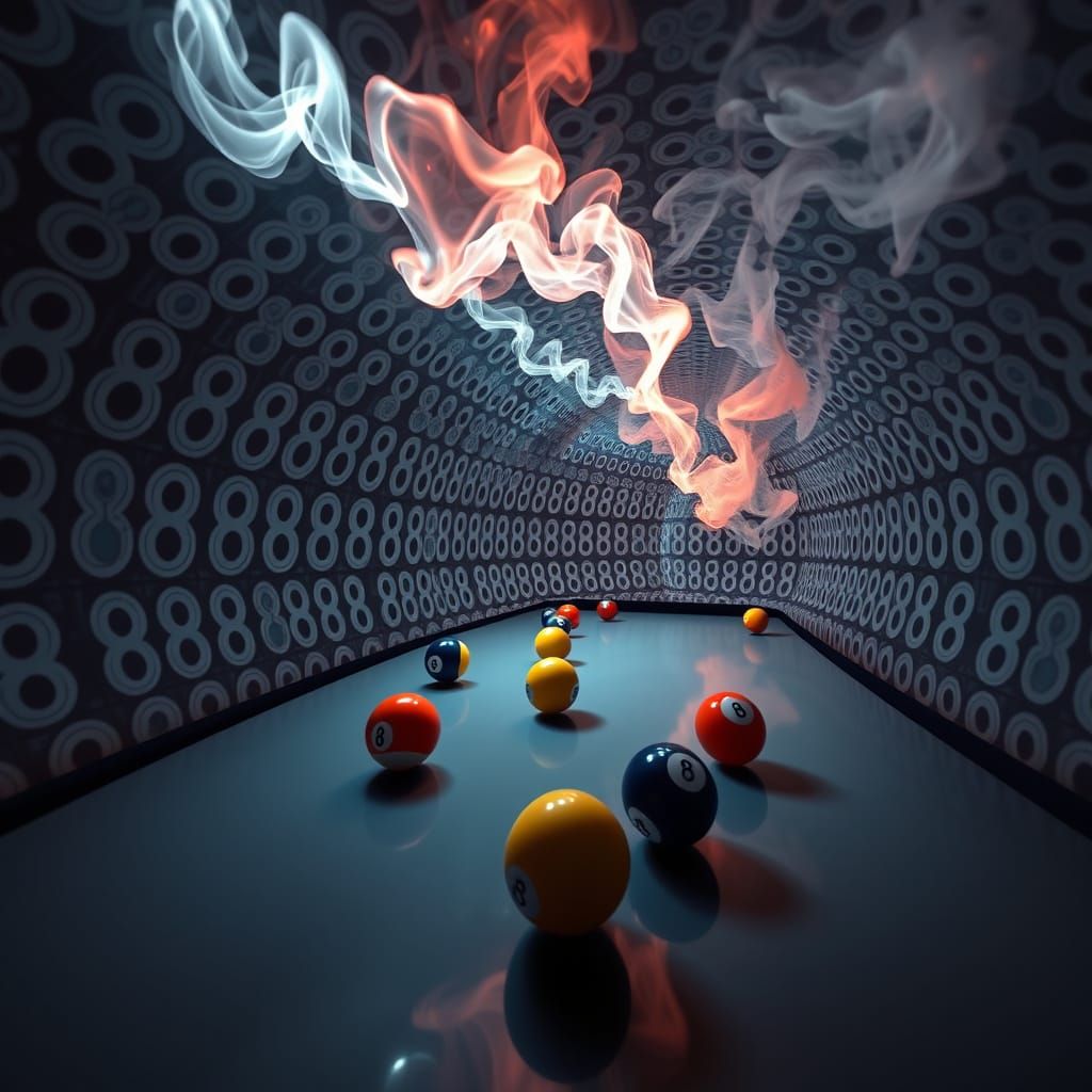 Surreal Science Magazine Cover in Escher-Inspired Art Style