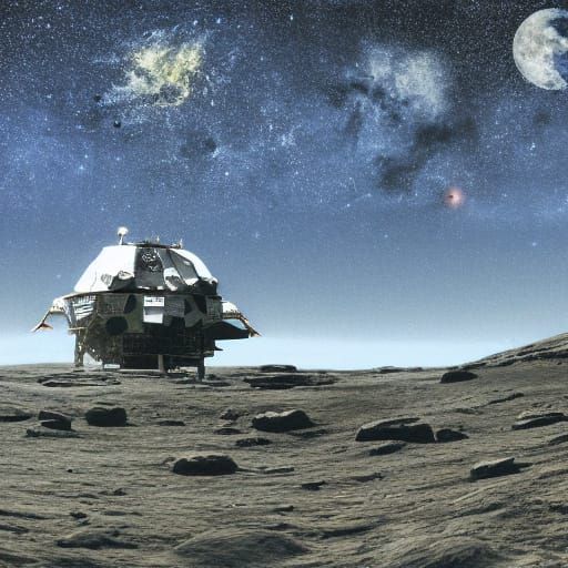 Earthrise from the Moon: A Celestial Vista