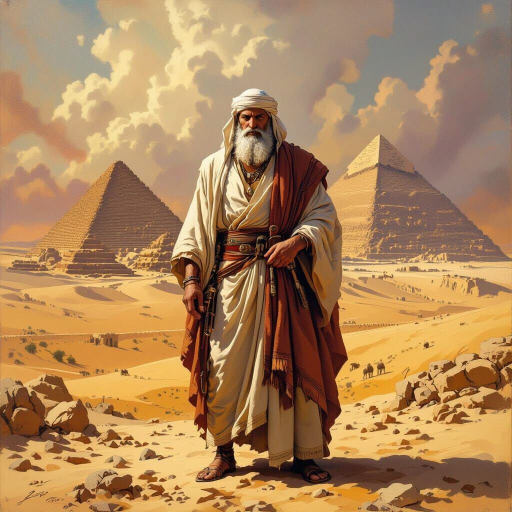Moses in the Desert: A Dramatic Illustration