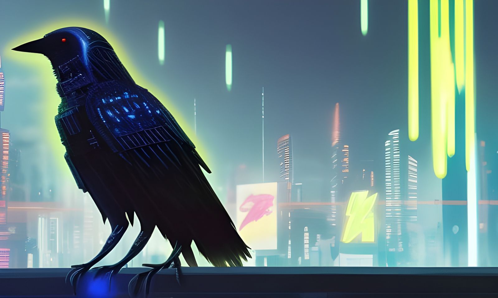 A cyber crow