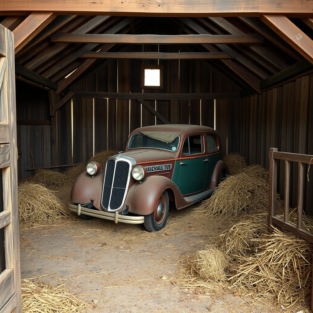 Vintage Vauxhall Found in Rustic Barn