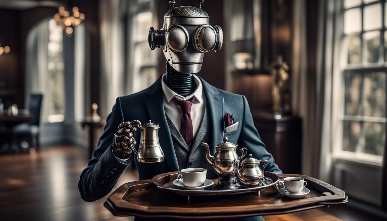 Hyperrealistic Robot Resembling Michael B. Jordan