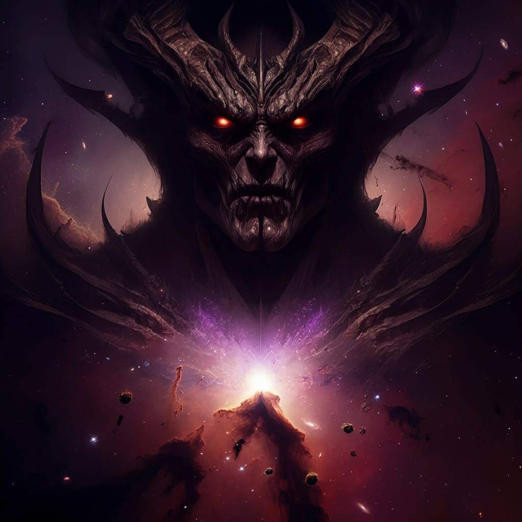 Cosmic Overlord Reigns Supreme in Dark Nebula