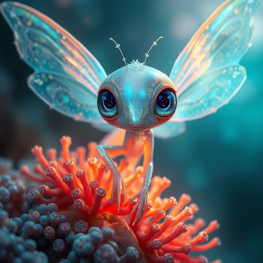 Whispering Mermaid of Coral Dreams