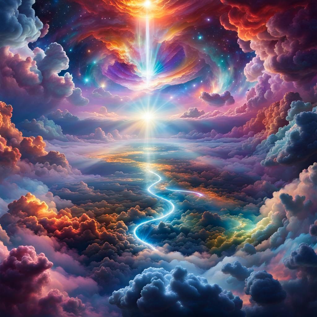 Celestial Ethereal Dreamcore Abstract Art in Ultra Quality