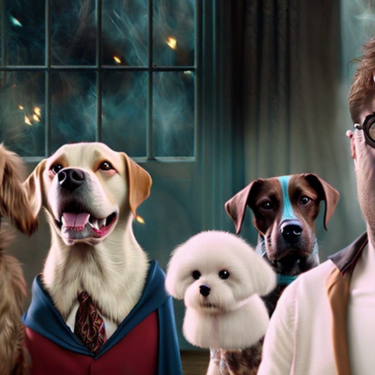 Harry Potter Reimagined with Dog Actors in 4K