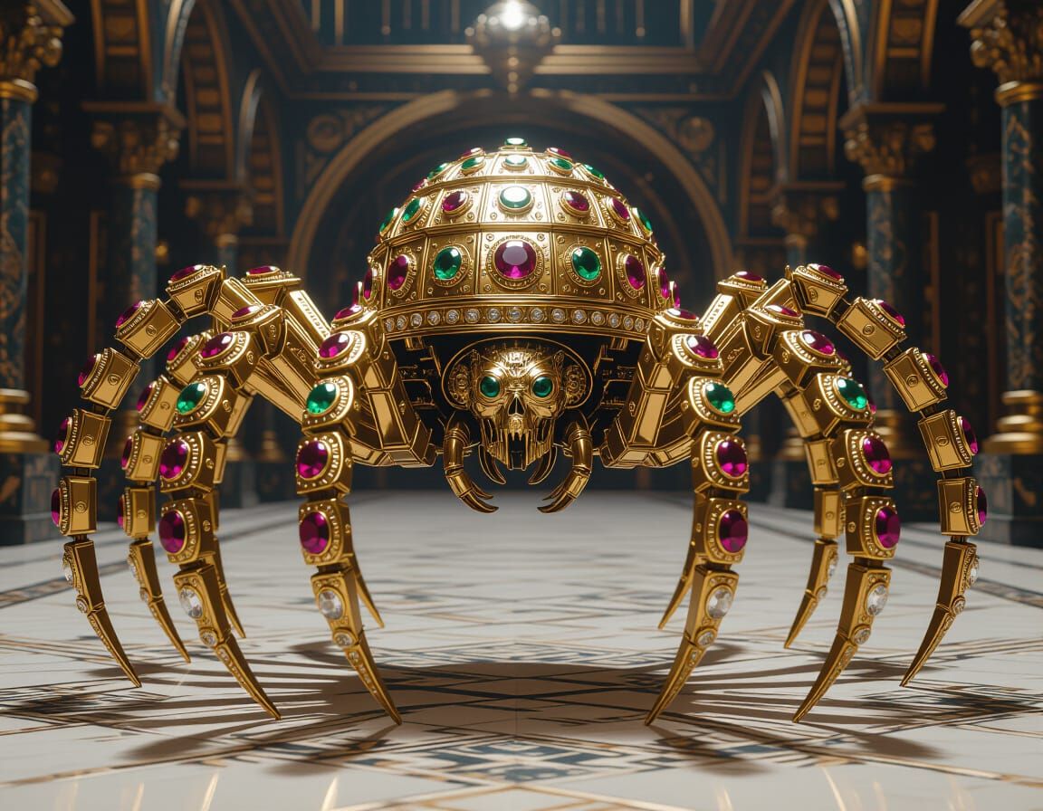 Golden Faberge Doc Ock in Sci-Fi Armor