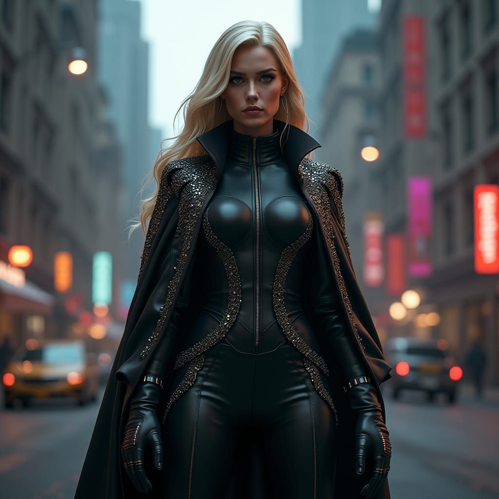 Black Canary: Hyperrealistic 3D Steel Model