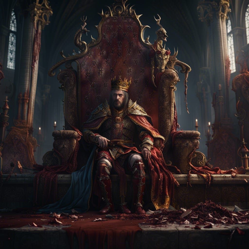 Death of a French King: Detailed Matte Painting