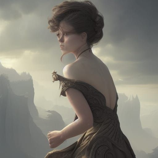 Good Witch Portrait in Photorealistic Style