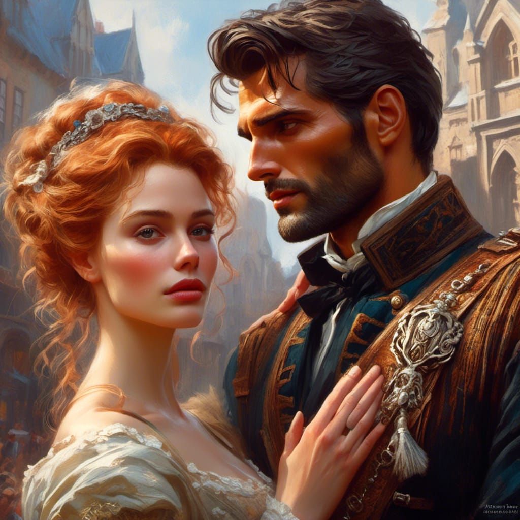 Historical Fantasy Romance Couple