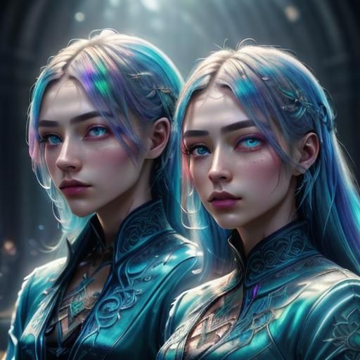 Fantastical Alien Encounter in Detailed Matte Painting