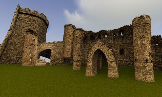 Medieval Castle Ruins in Striking 8D