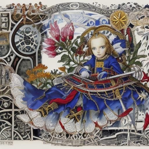 Abstract Palimpsest: AI Generated Concept Art