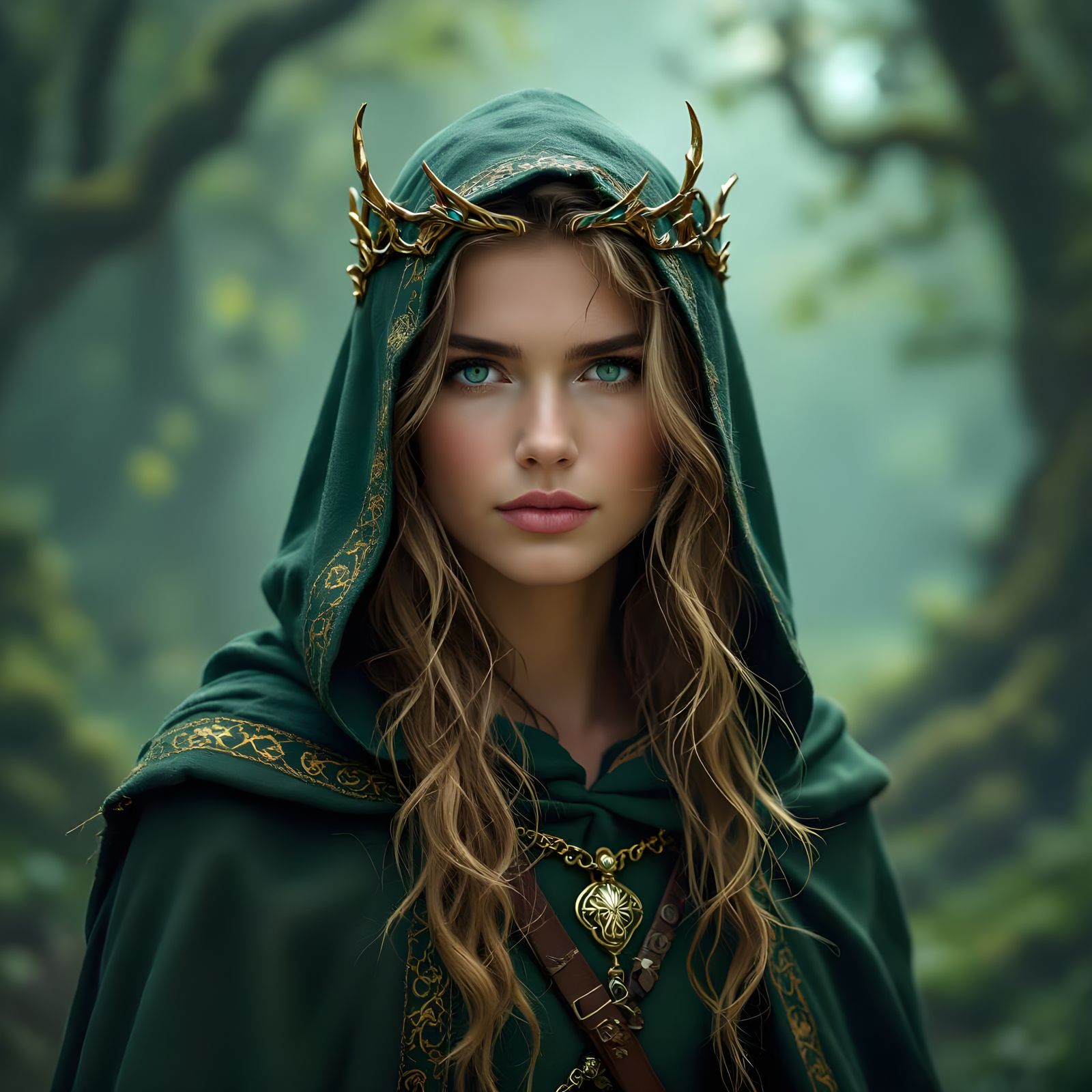 Young Celtic Merlin, Dreamlike Cinematic Vision