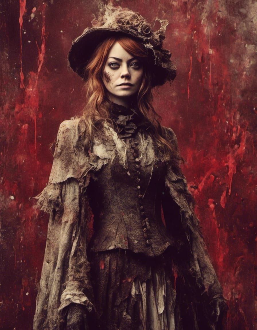 Emma Stone as Victorian Warlock
