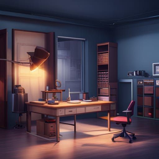 Pixar-Style School Rendered in 3D Digital Art