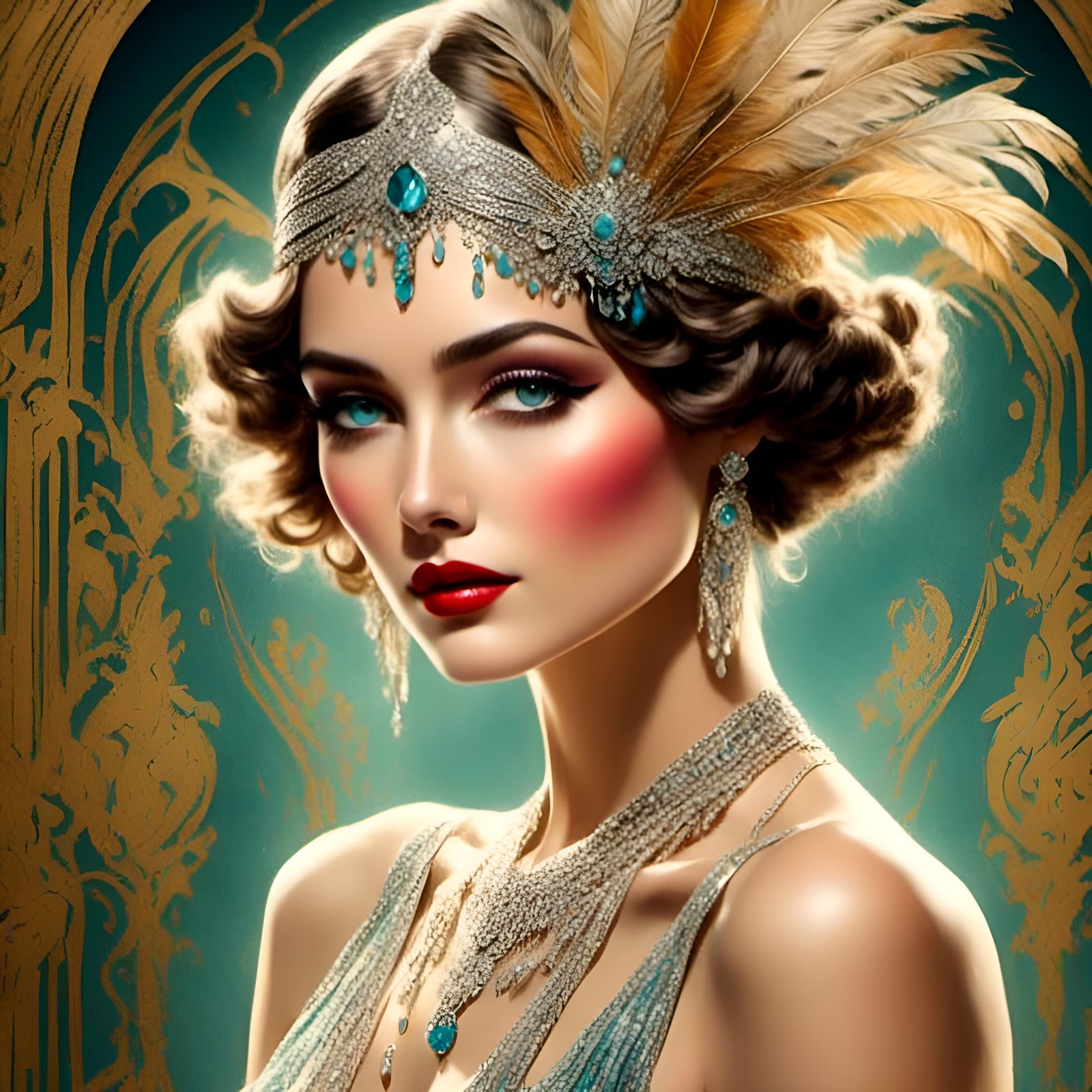 <lora:1920s Flapper:1.0> <lora:Chalk Art:1.0> <lora:Combined:1.0>