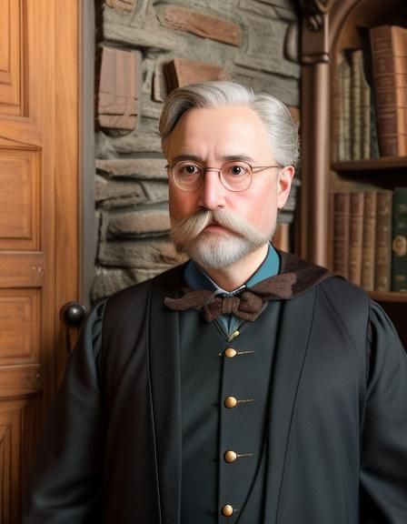 Hogwarts Professor: Storybook Illustration