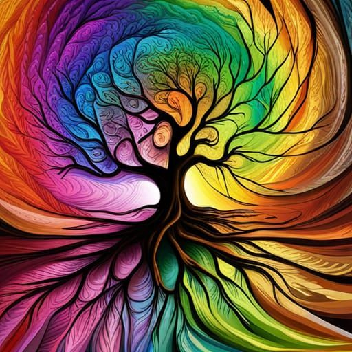 Rainbow tree